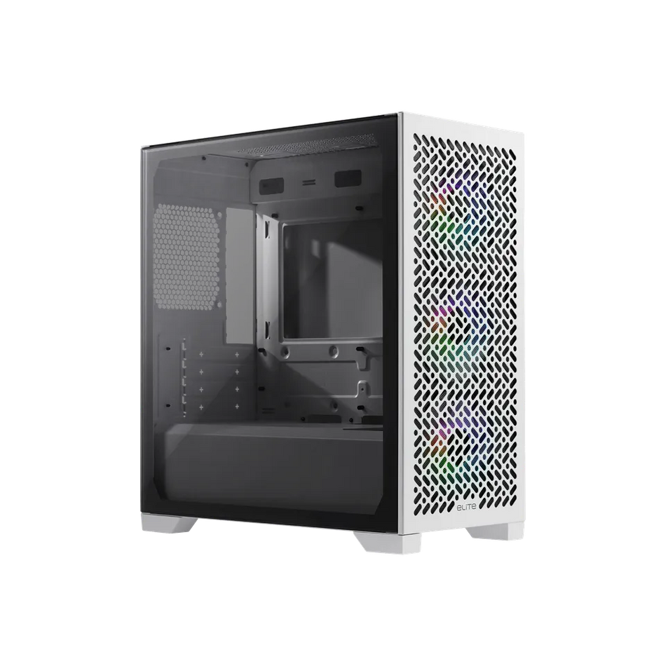 Image 1 for Cooler Master Elite 302 White Micro ATX Case with 3x 120mm ARGB PWM Fans