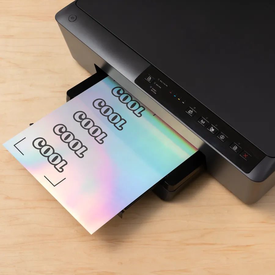 Image 2 for Cricut Printable Vinyl Silver Sheets