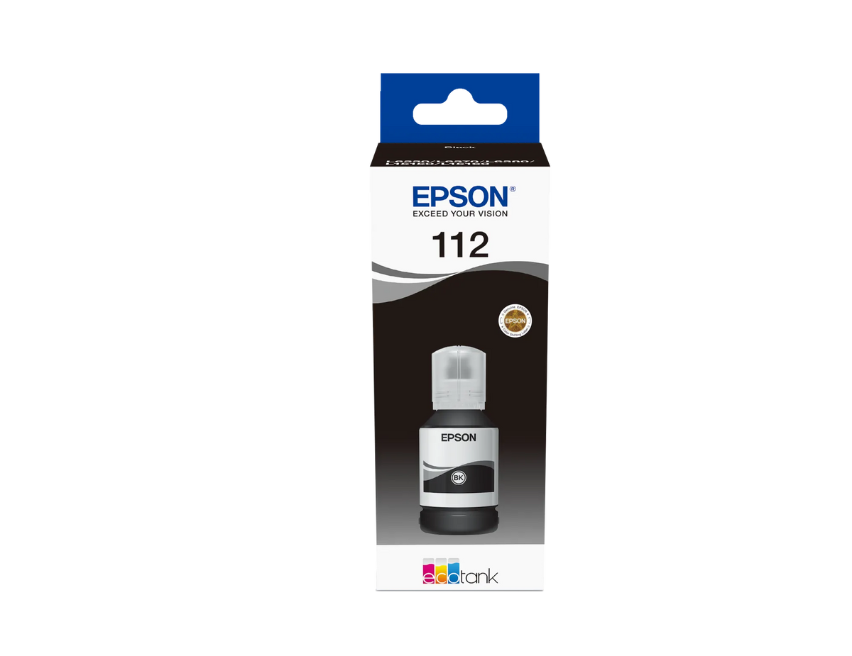 Image 1 for Epson 112 EcoTank Pigment Black Ink Bottle