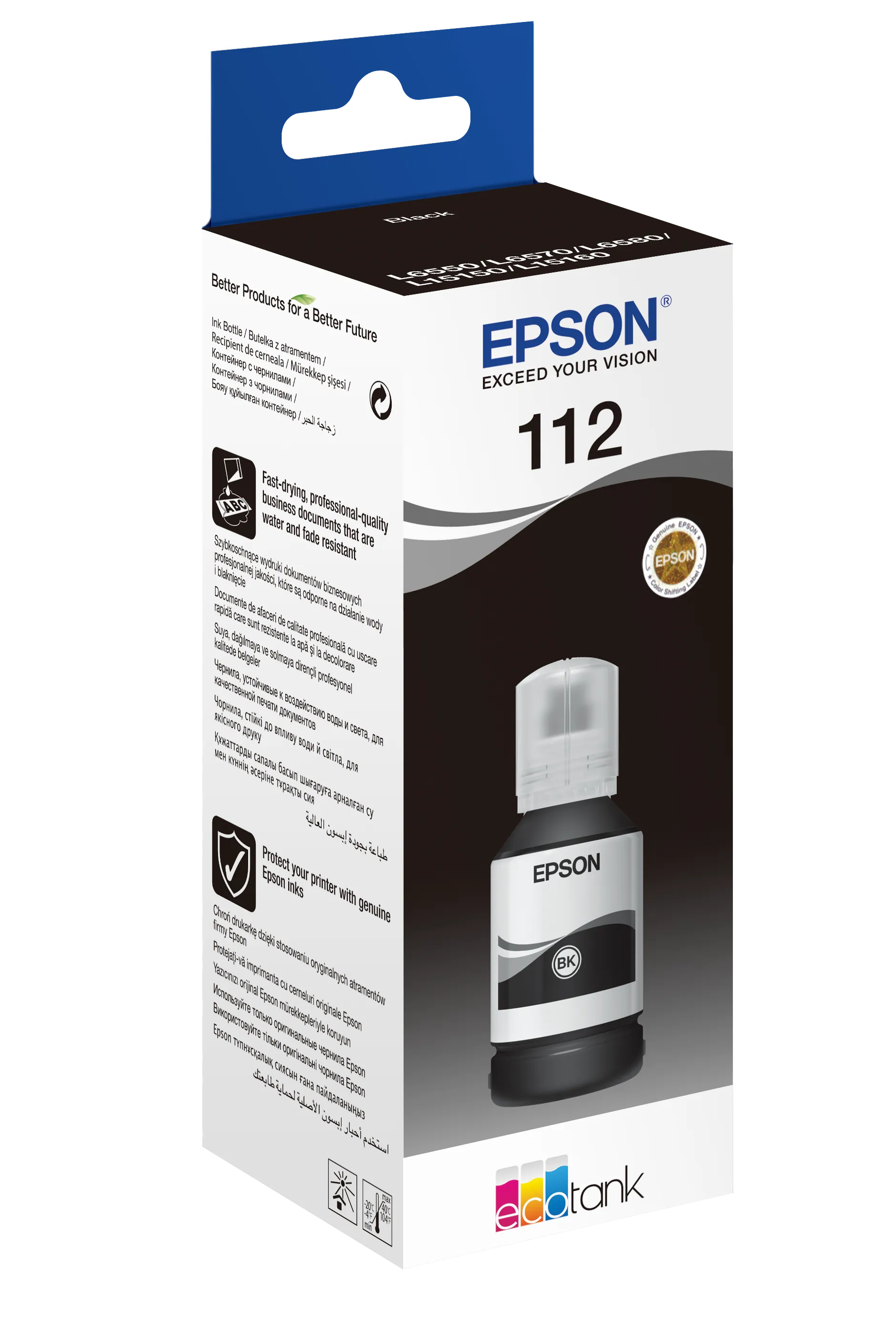 Image 2 for Epson 112 EcoTank Pigment Black Ink Bottle