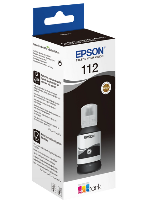 Image 2 for Epson 112 EcoTank Pigment Black Ink Bottle