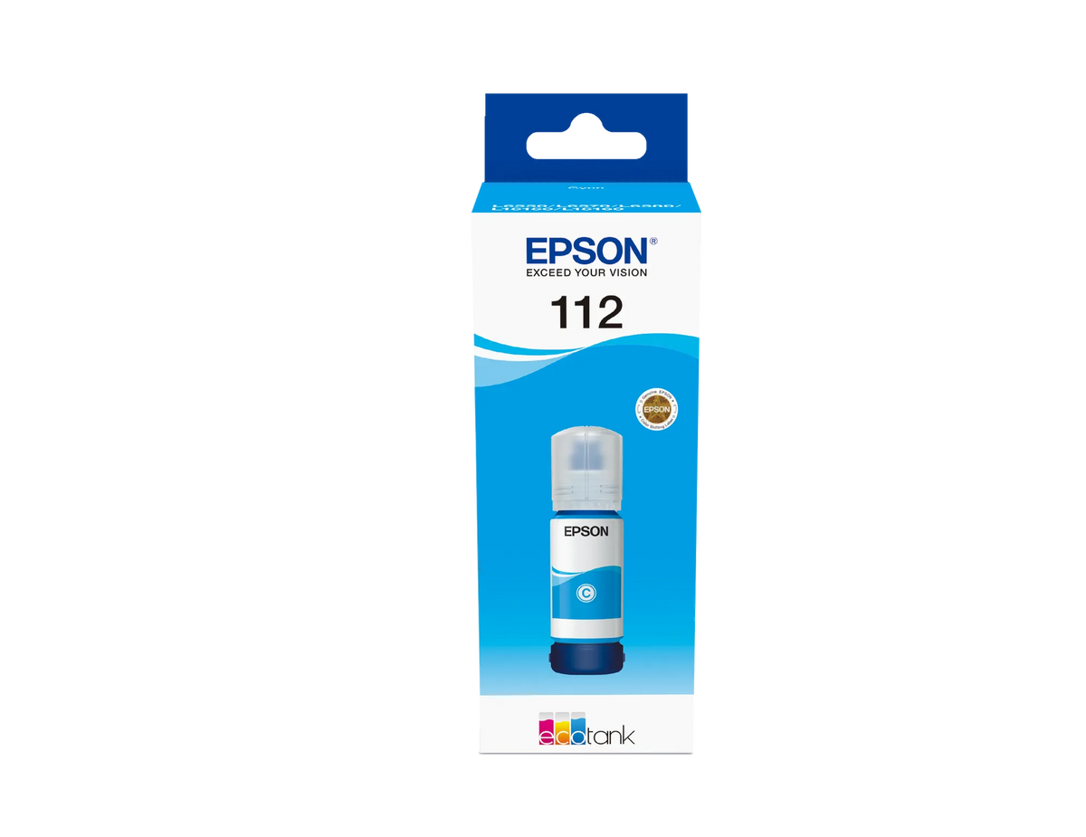 Image 2 for Epson EcoTank Pigment Cyan Ink Bottle - 70ml