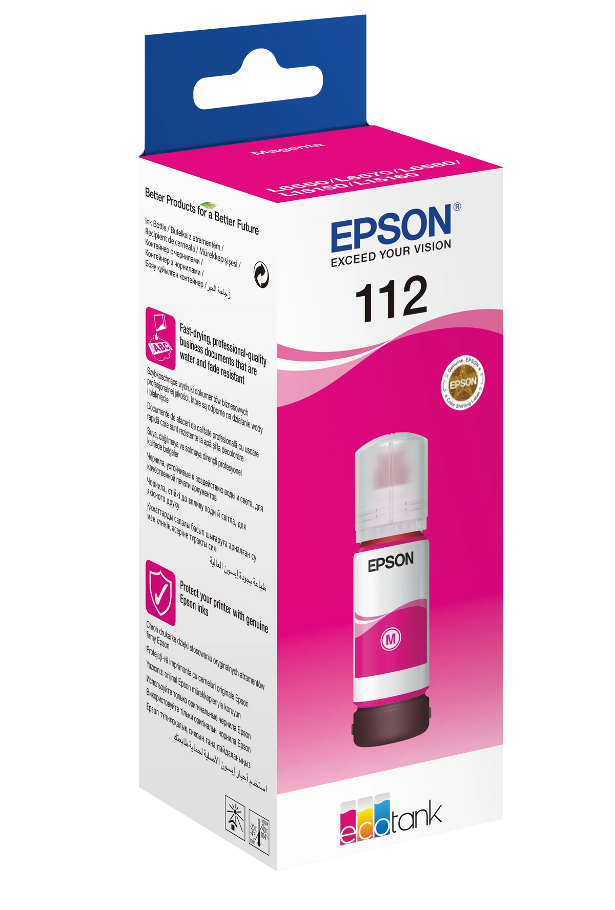 Image 2 for Epson 112 EcoTank Pigment Magenta Ink Bottle