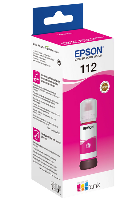 Image 2 for Epson 112 EcoTank Pigment Magenta Ink Bottle