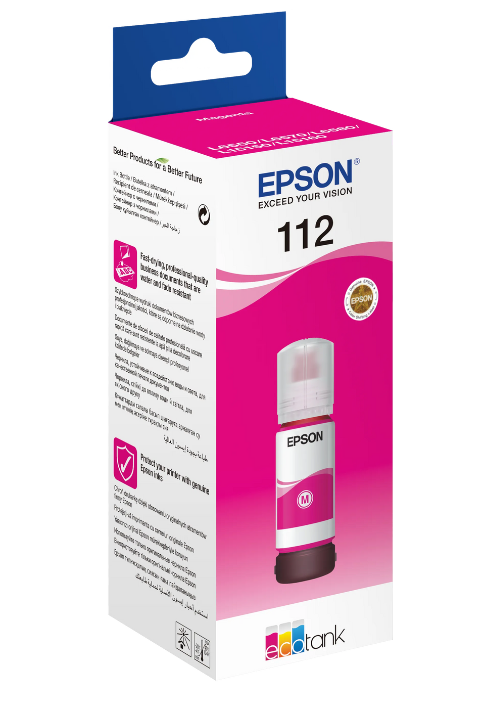 Image 2 for Epson 112 EcoTank Pigment Magenta Ink Bottle