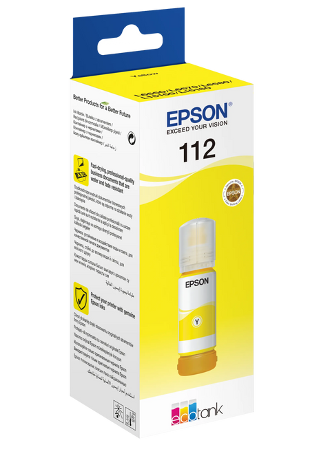 Image 2 for Epson EcoTank Pigment Yellow Ink Bottle - 70ml