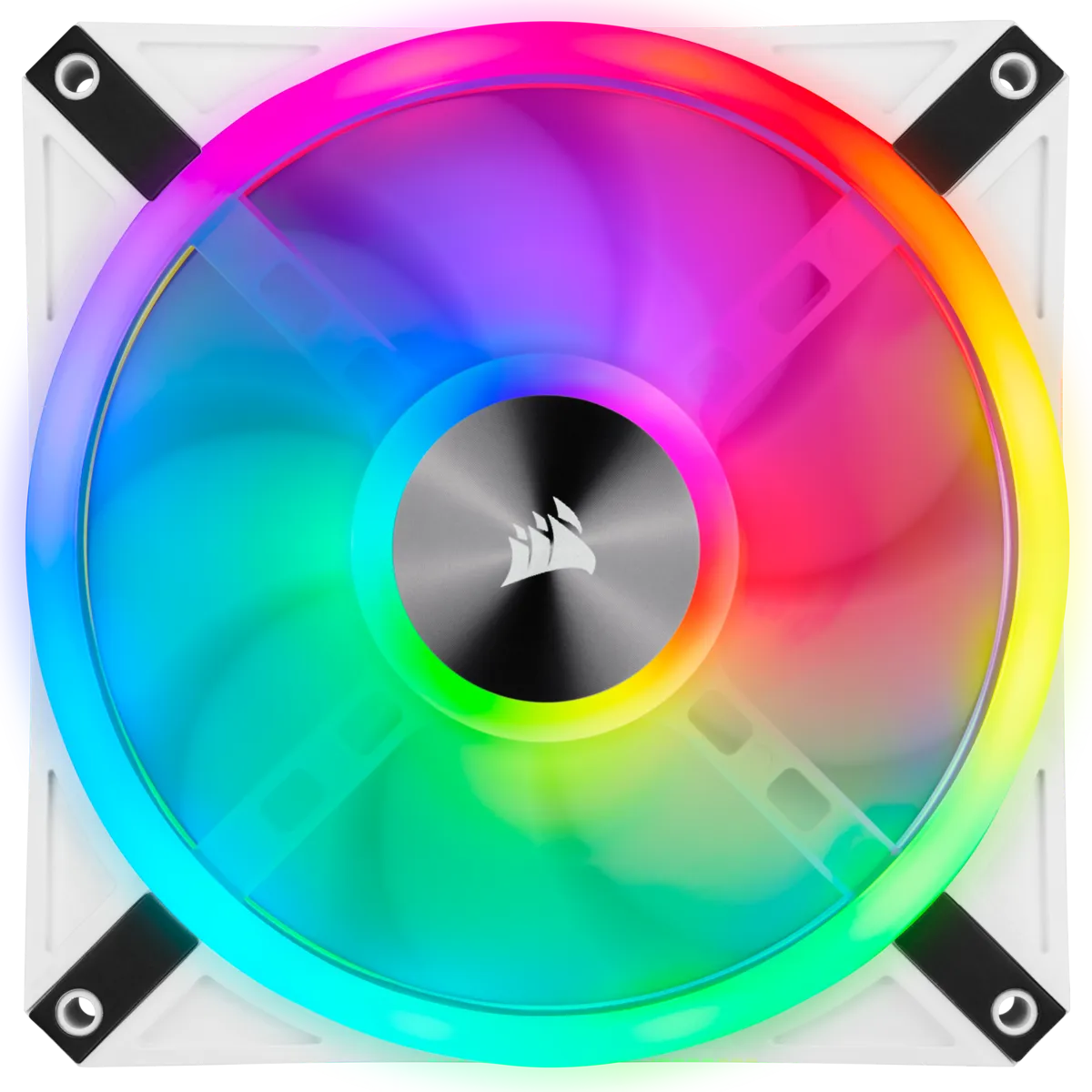 Image 5 for Corsair iCUE QL140 RGB 140mm PWM Dual Fan Kit - White