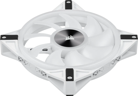 Image 7 for Corsair iCUE QL140 RGB 140mm PWM Dual Fan Kit - White