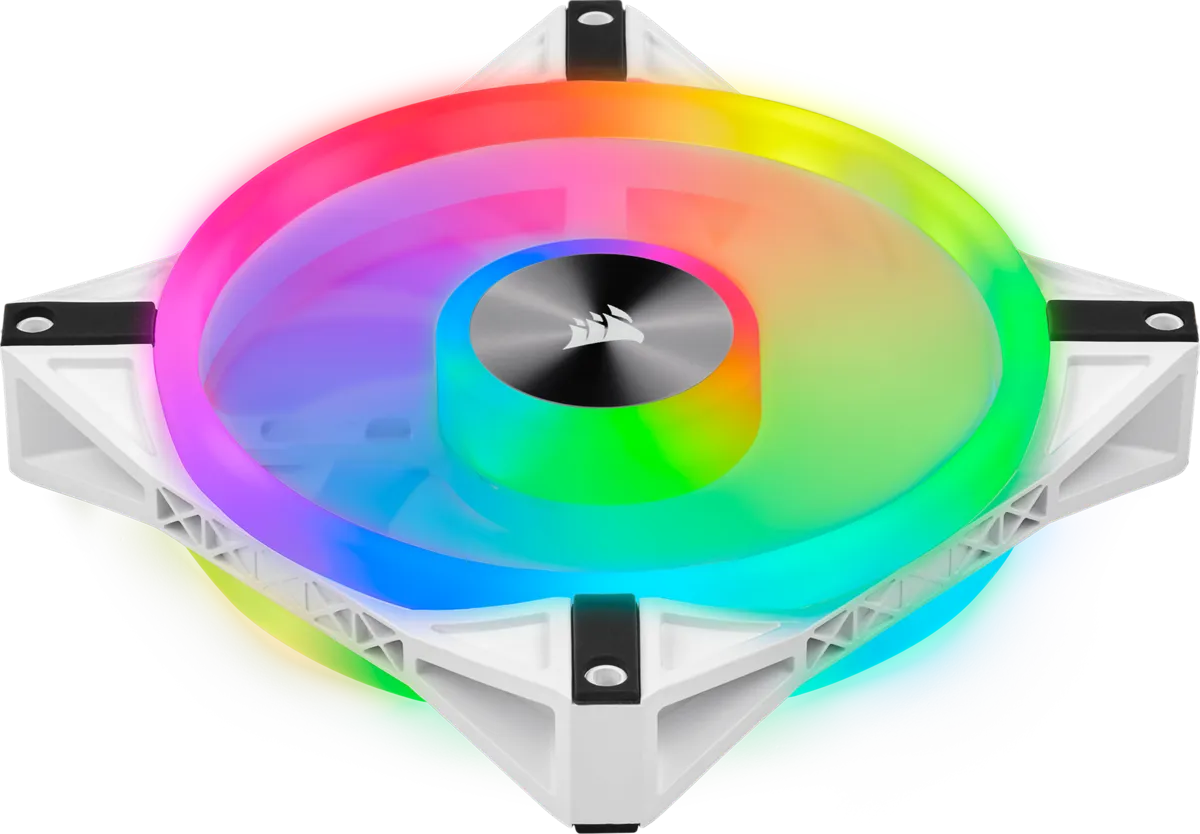 Image 8 for Corsair iCUE QL140 RGB 140mm PWM Dual Fan Kit - White
