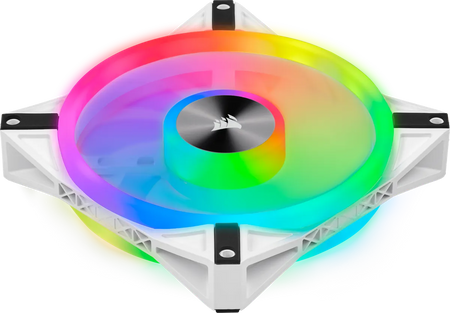 Image 8 for Corsair iCUE QL140 RGB 140mm PWM Dual Fan Kit - White