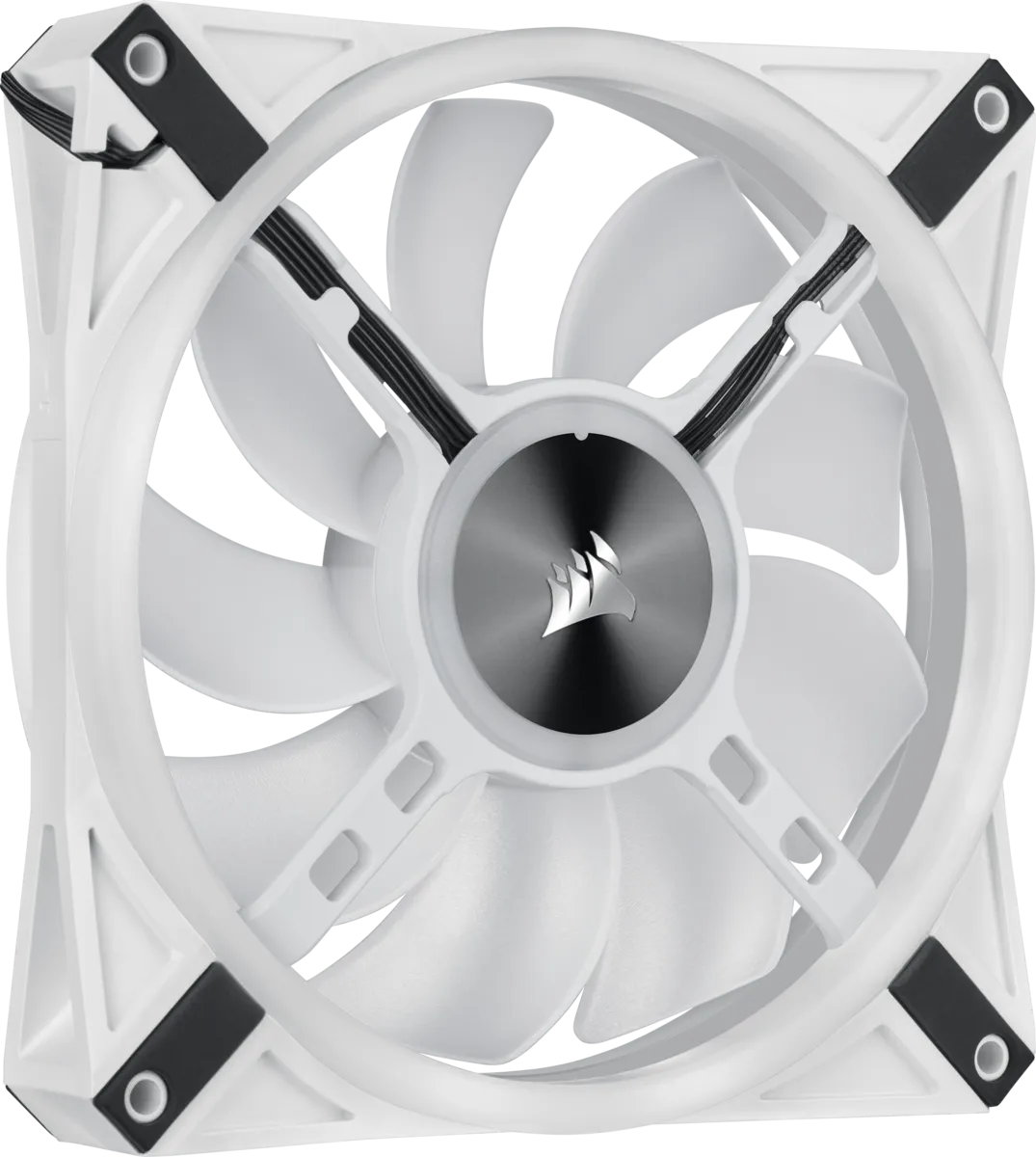 Image 12 for Corsair iCUE QL140 RGB 140mm PWM Dual Fan Kit - White