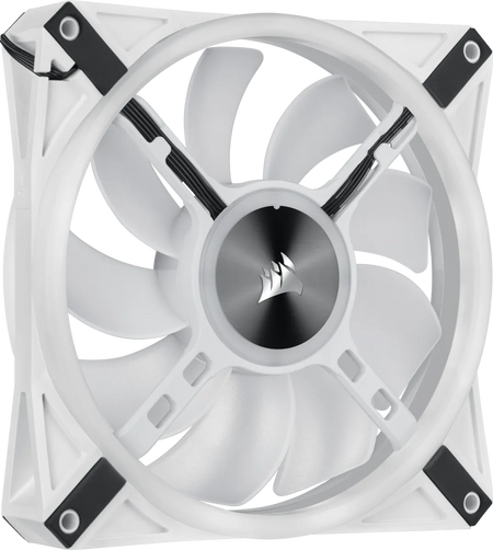 Image 12 for Corsair iCUE QL140 RGB 140mm PWM Dual Fan Kit - White