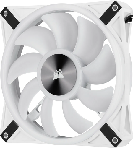 Image 13 for Corsair iCUE QL140 RGB 140mm PWM Dual Fan Kit - White