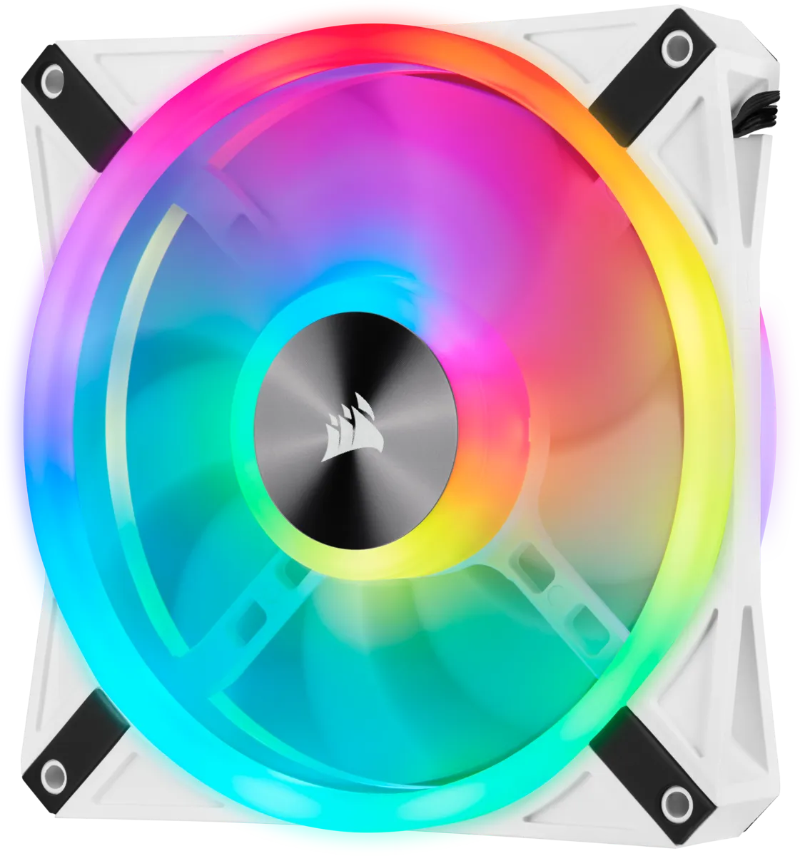 Image 14 for Corsair iCUE QL140 RGB 140mm PWM Dual Fan Kit - White