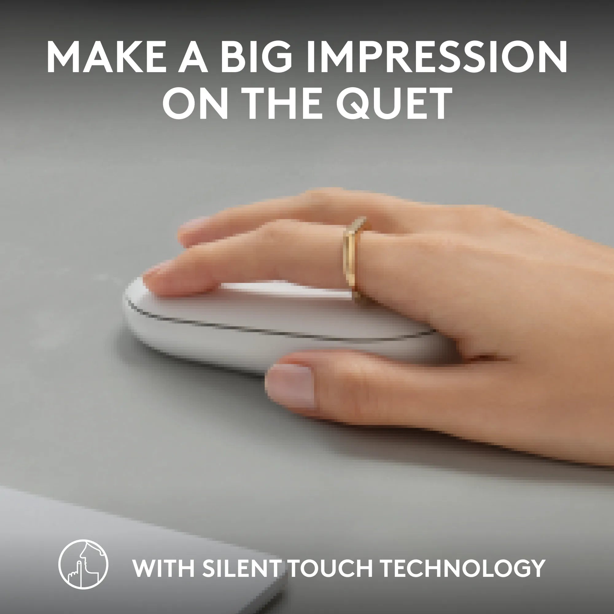 Image 7 for Logitech Pebble Mouse 2 M350s Wireless Bluetooth Mouse - Tonal White