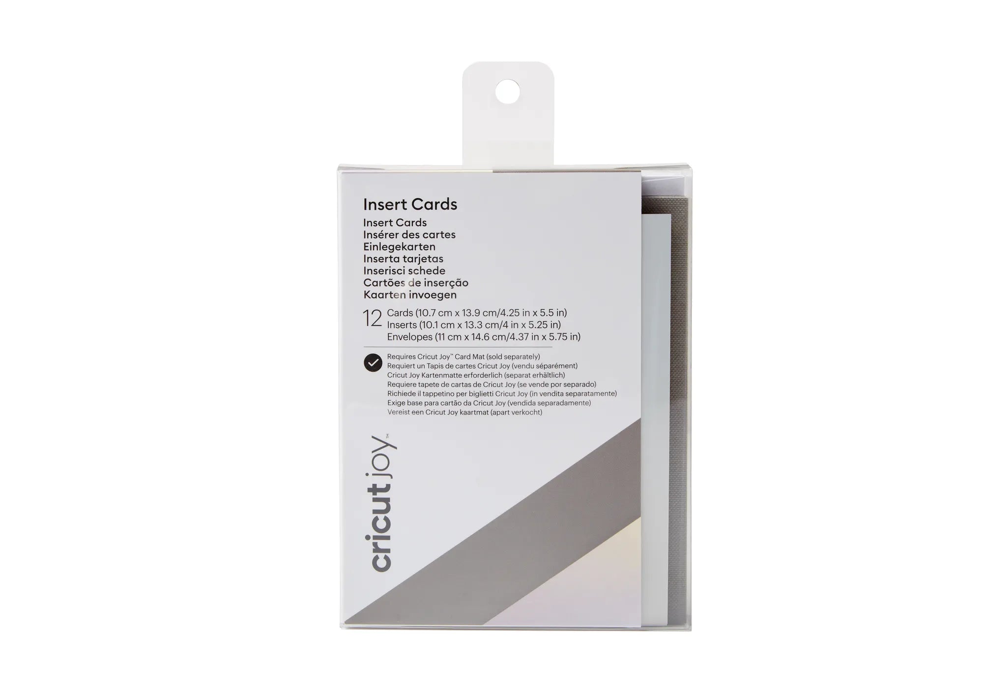 Image 2 for Cricut Joy Insert Cards - Grey/Holo, 12-Pack, 10.2x13.3cm