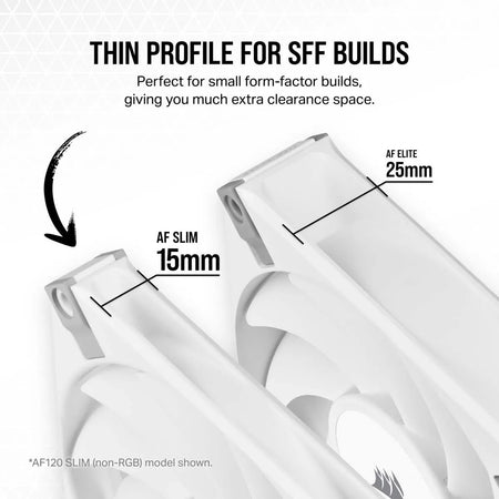 Image 12 for Corsair iCUE AF120 RGB SLIM 120mm PWM Fan