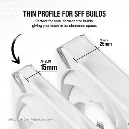 Image 13 for Corsair iCUE AF120 RGB SLIM 120mm PWM Fan