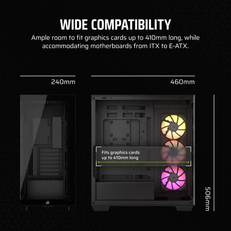 Image 7 for Corsair iCUE LINK 3500X RGB Mid-Tower PC Case