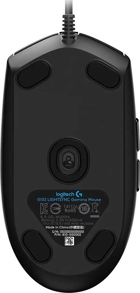 Image 4 for Logitech G102 Lightsync Gaming Mouse - Black