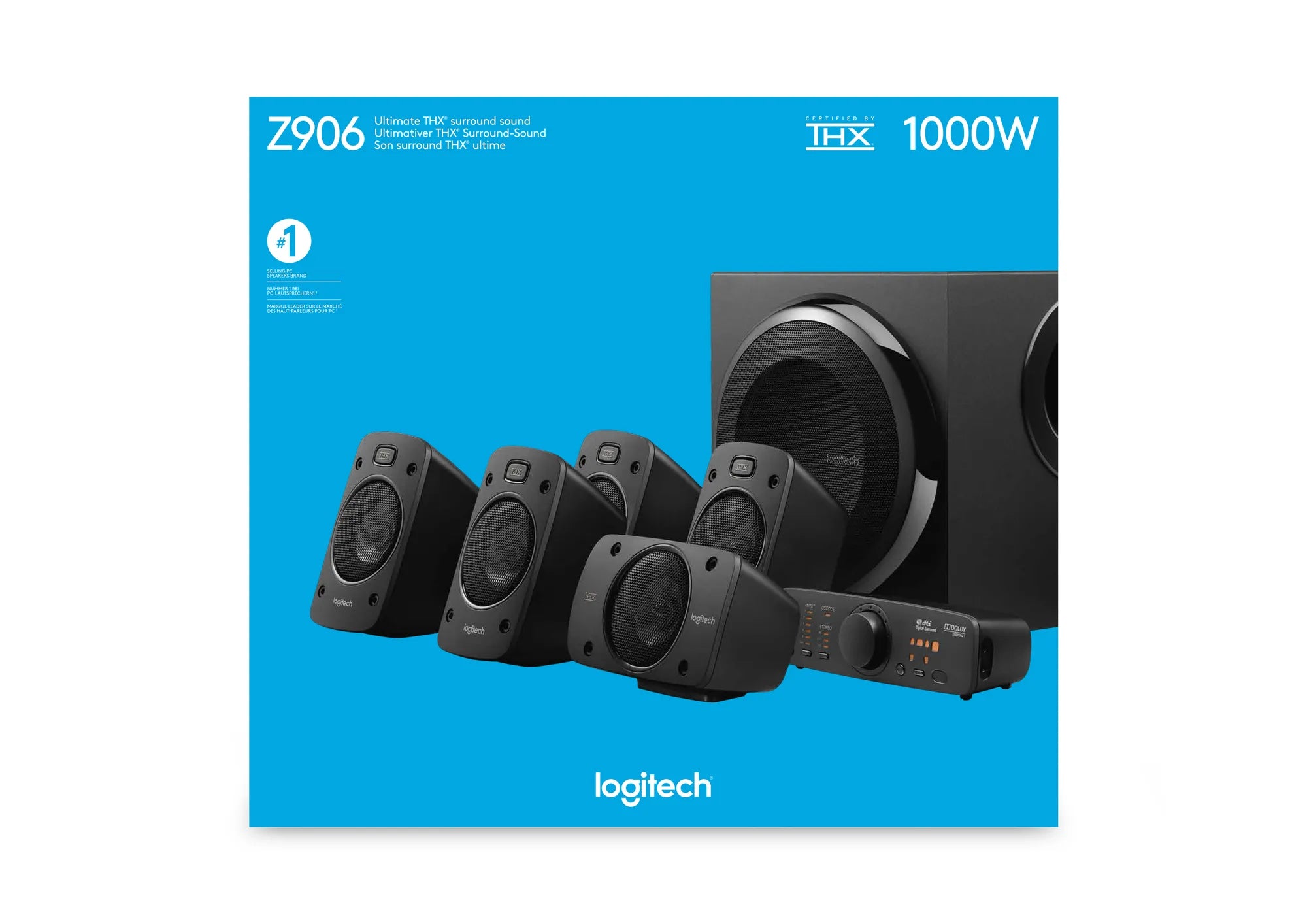 Image 17 for Logitech Z906 5.1 Surround Sound Speakers