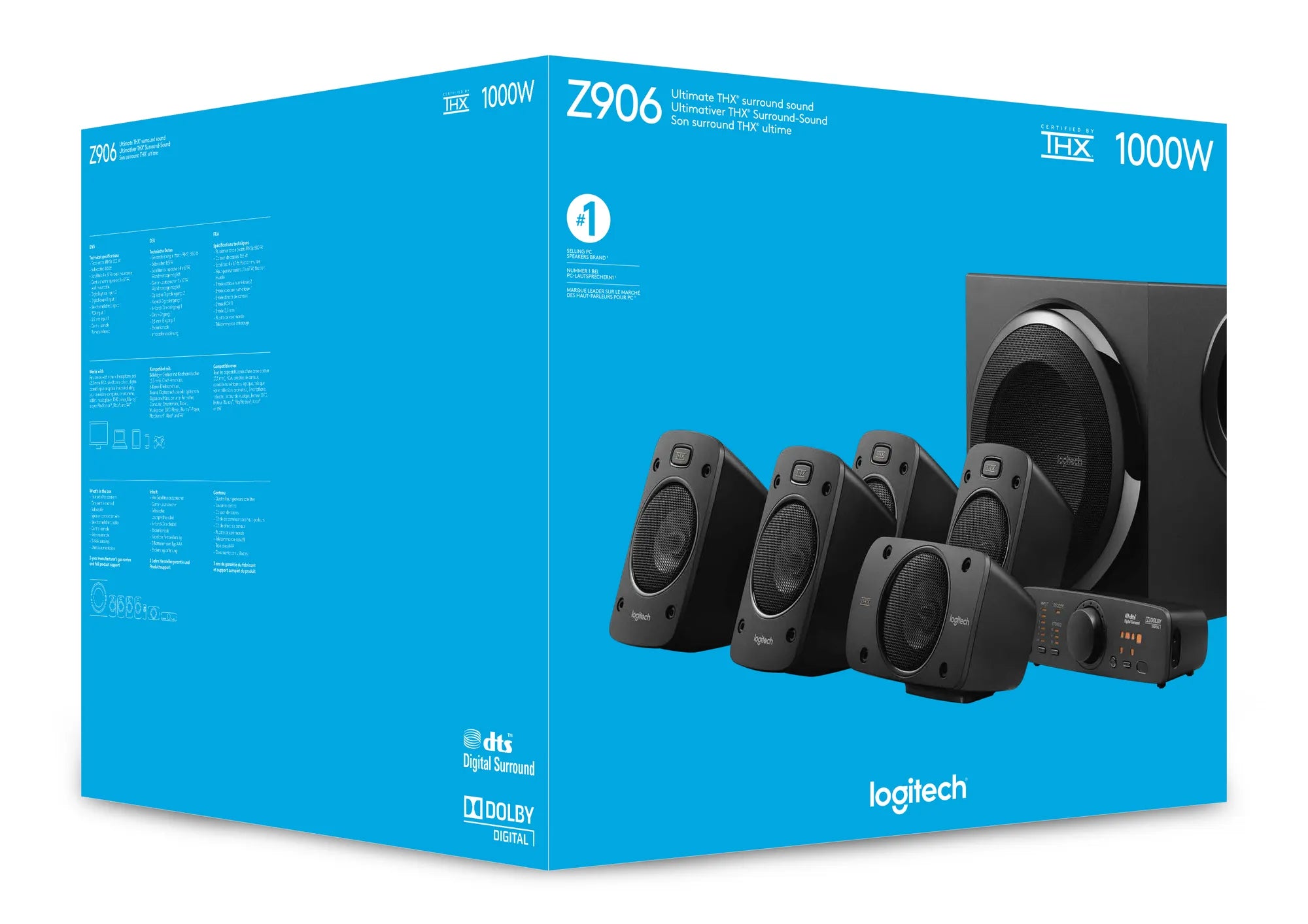 Image 20 for Logitech Z906 5.1 Surround Sound Speakers
