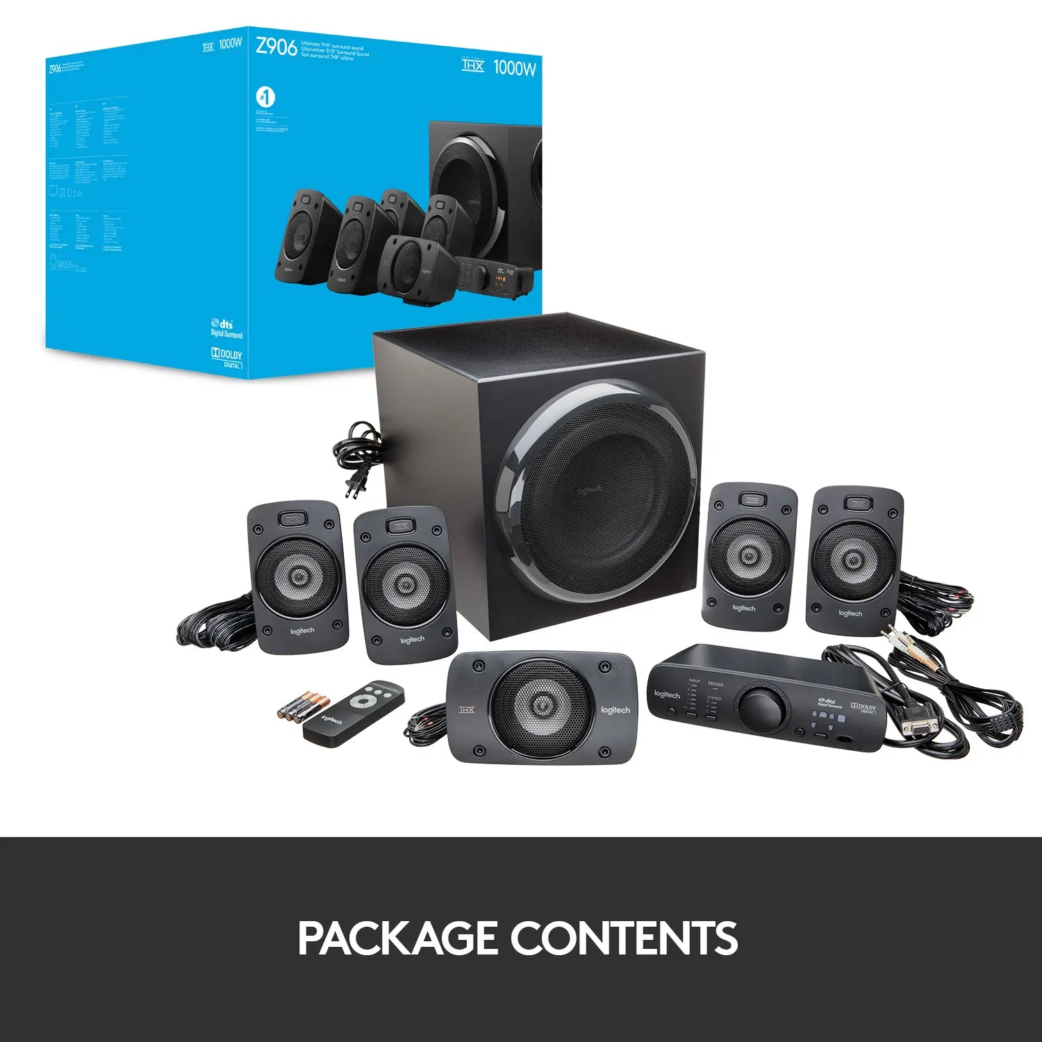 Image 11 for Logitech Z906 5.1 Surround Sound Speakers