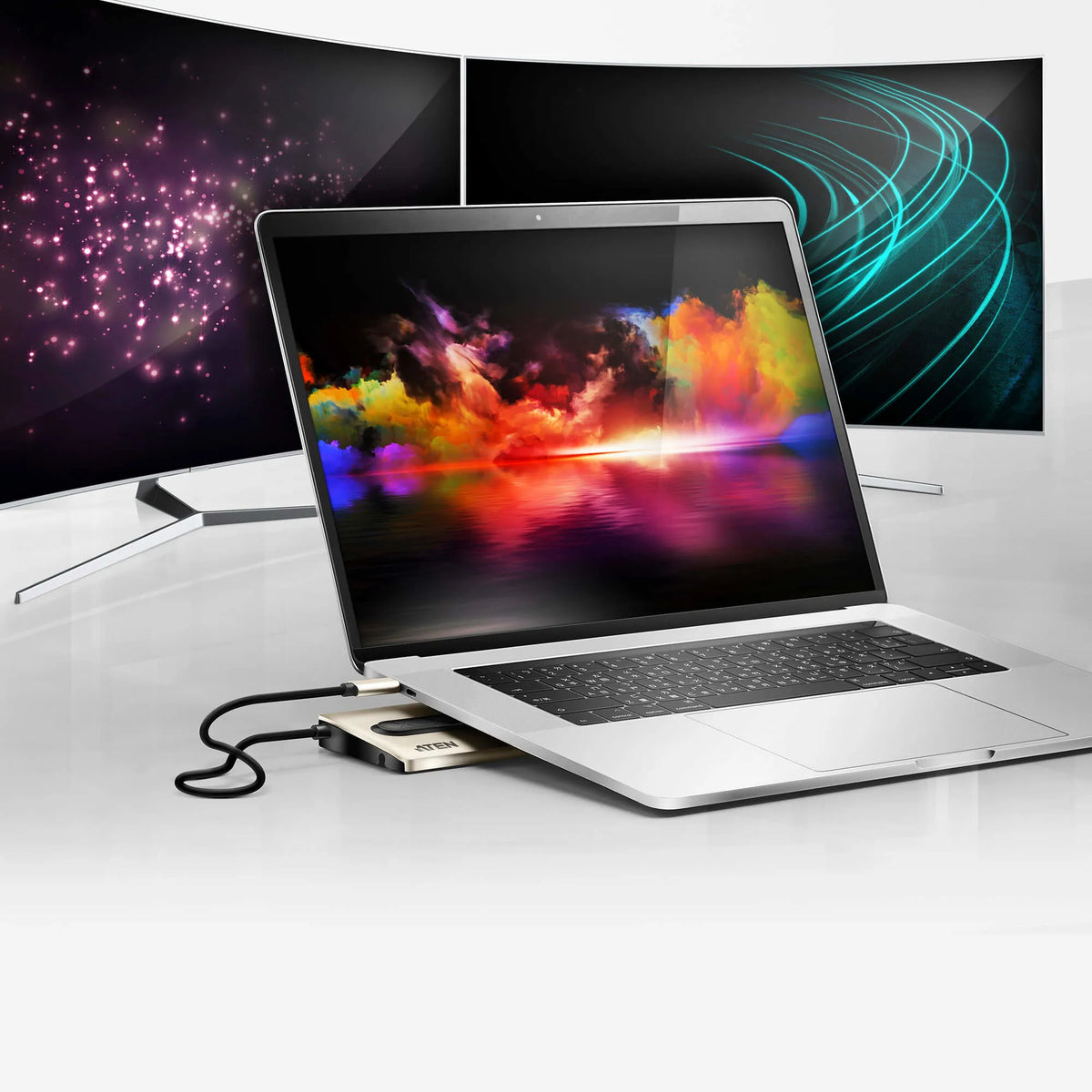 Image 12 for ATEN UH3237 USB-C Multiport Dock