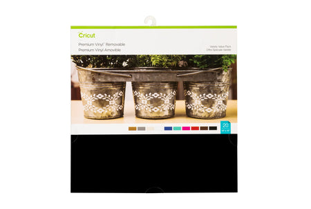 Image 3 for Cricut Premium Vinyl Variety Removable 20-Pack 30.5x30.5cm