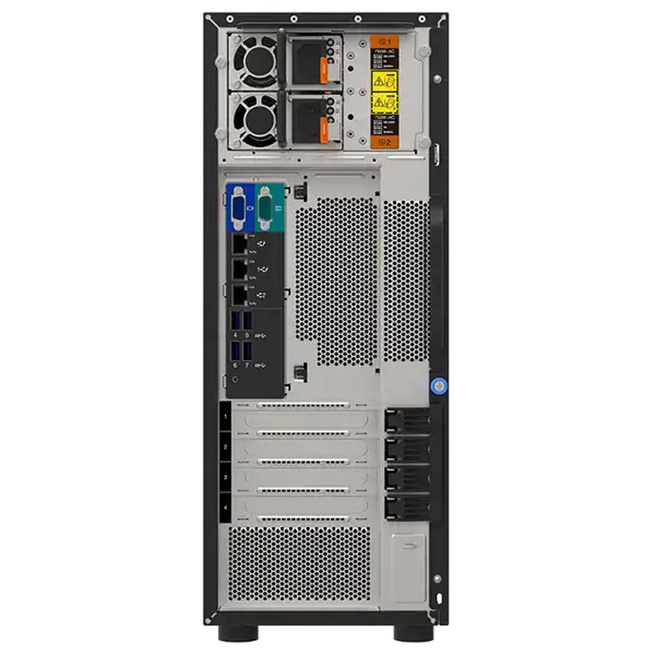 Lenovo ThinkSystem ST250 V3 Server - Intel Xeon E-2434 4C 3.4GHz, 16GB DDR5 ECC UDIMM, 4TB 7.2K SATA HDD, 480GB SSD
