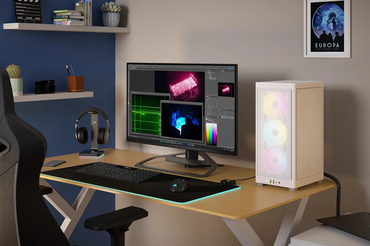 Image 19 for Corsair iCUE 2000D RGB Airflow White Mini-ITX Case