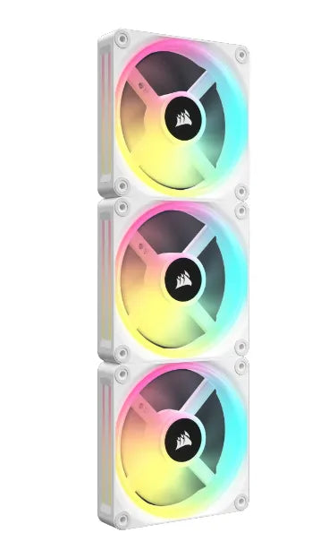 Image 7 for Corsair iCUE LINK QX120 RGB 120mm PWM Fans Starter Kit - White