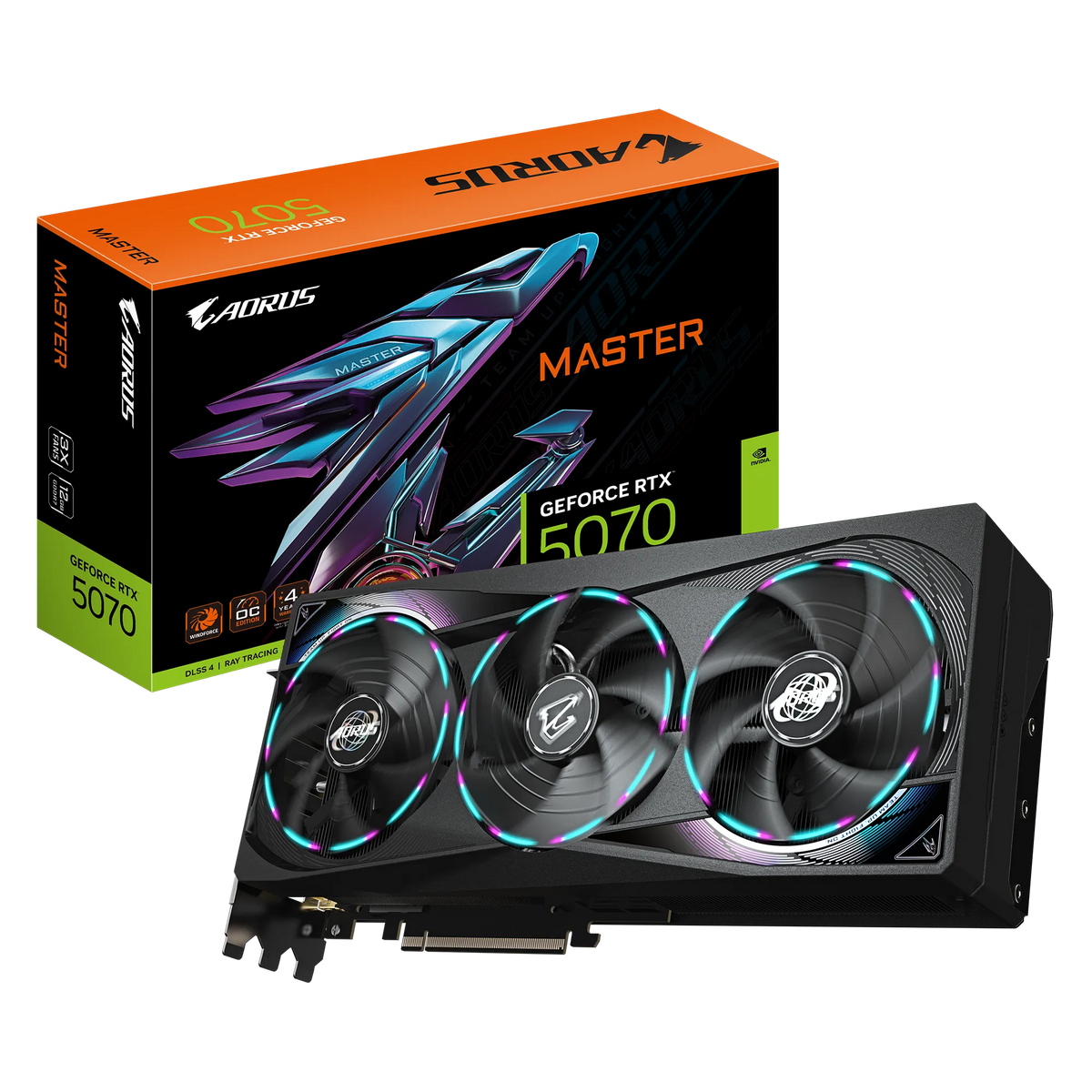 Image 5 for GIGABYTE GeForce RTX 5070 AORUS MASTER 12GB GDDR7