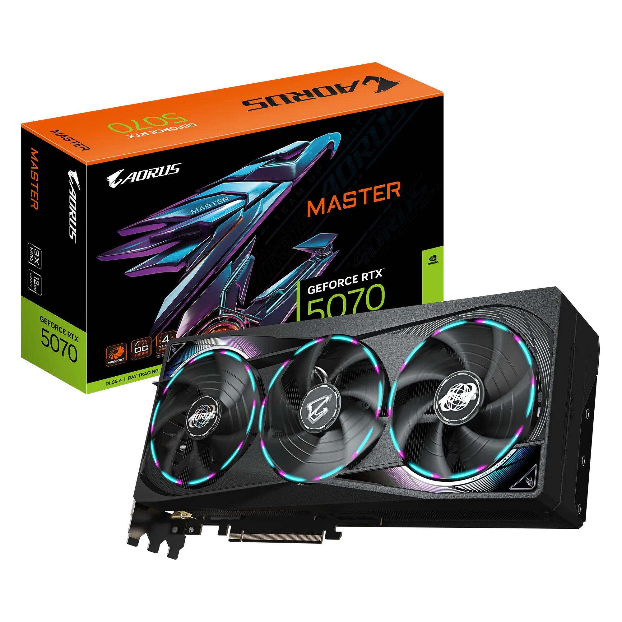Image 5 for GIGABYTE GeForce RTX 5070 AORUS MASTER 12GB GDDR7