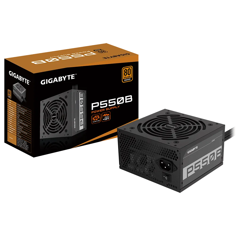 Image 4 for Gigabyte P550B 550W 80+ Bronze Certified Power Supply