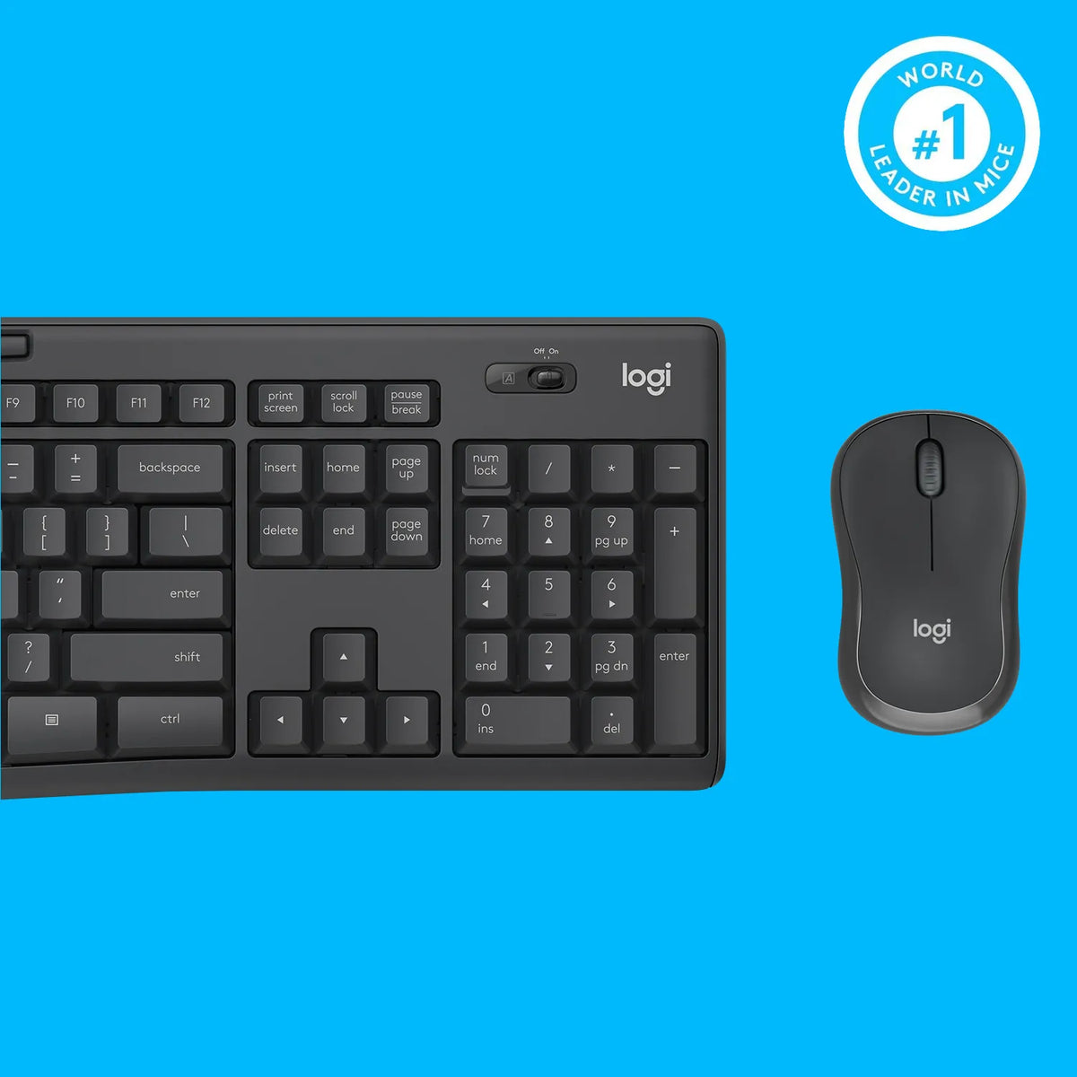 Image 4 for Logitech MK295 Wireless Keyboard and Mouse Combo - Graphite