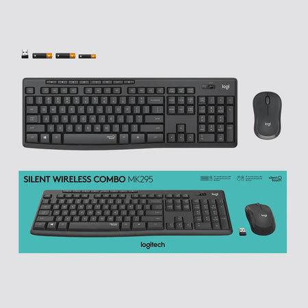 Image 8 for Logitech MK295 Wireless Keyboard and Mouse Combo - Graphite