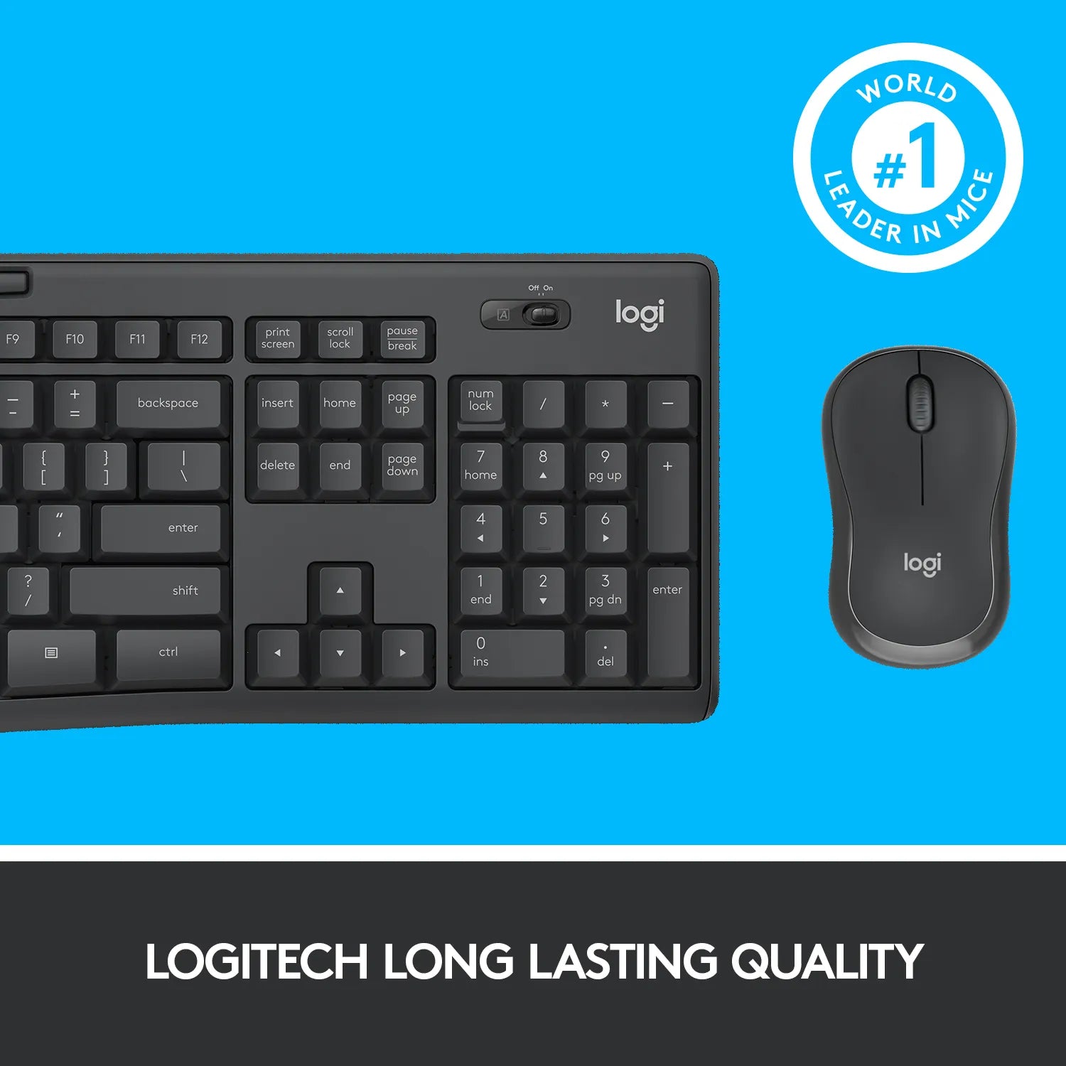 Image 10 for Logitech MK295 Wireless Keyboard and Mouse Combo - Graphite
