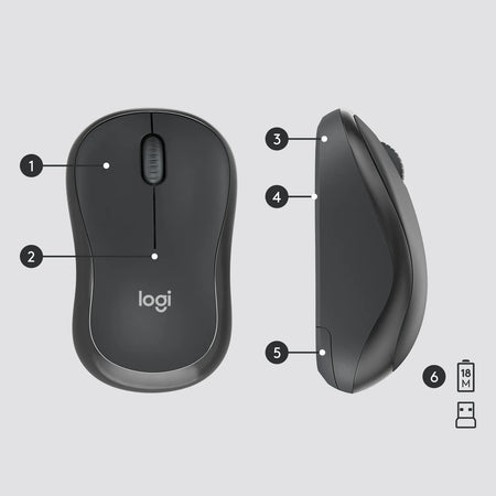 Image 18 for Logitech MK295 Wireless Keyboard and Mouse Combo - Graphite