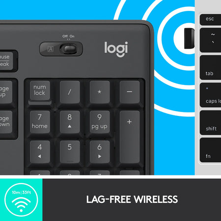 Image 7 for Logitech MK295 Wireless Keyboard and Mouse Combo - Graphite