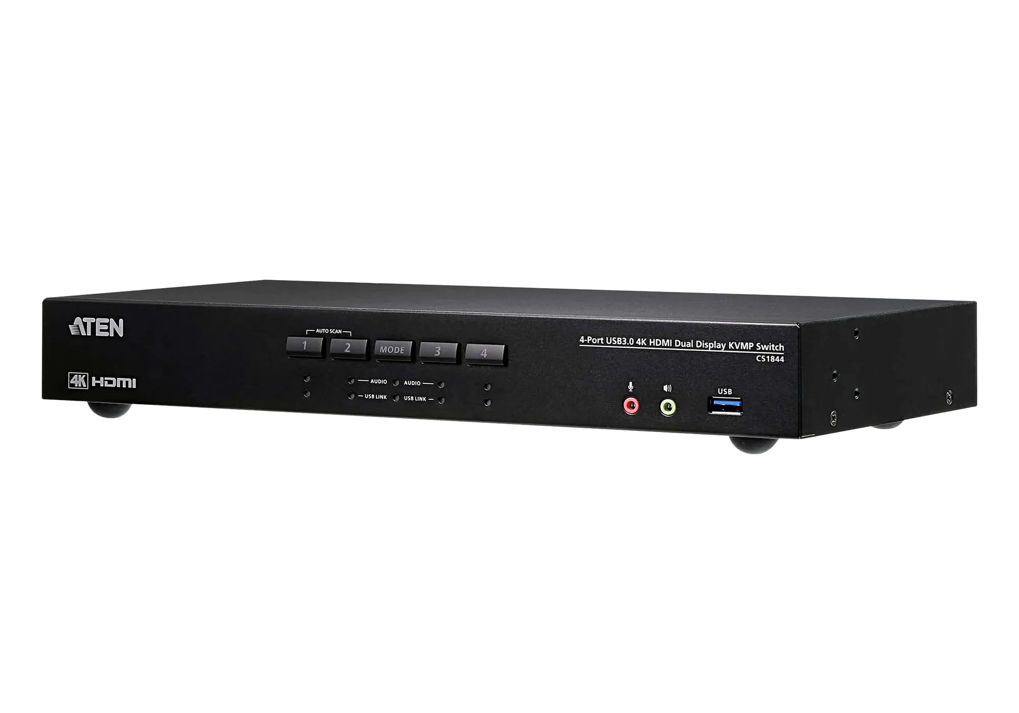 Image 1 for ATEN 4-Port USB 3.0 4K HDMI Dual Display KVMP Switch