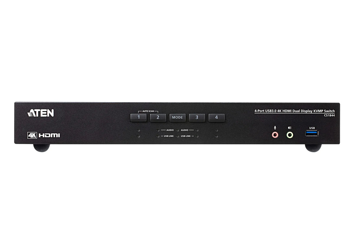 Image 3 for ATEN 4-Port USB 3.0 4K HDMI Dual Display KVMP Switch