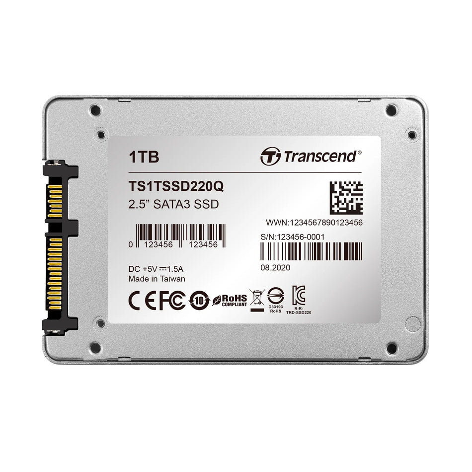 Image 1 for Transcend 1TB SSD220Q 2.5" SSD
