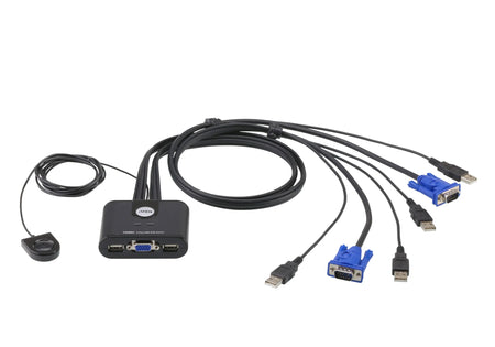 Image 5 for ATEN CS22U 2-Port USB VGA KVM Switch with Built-in Cables