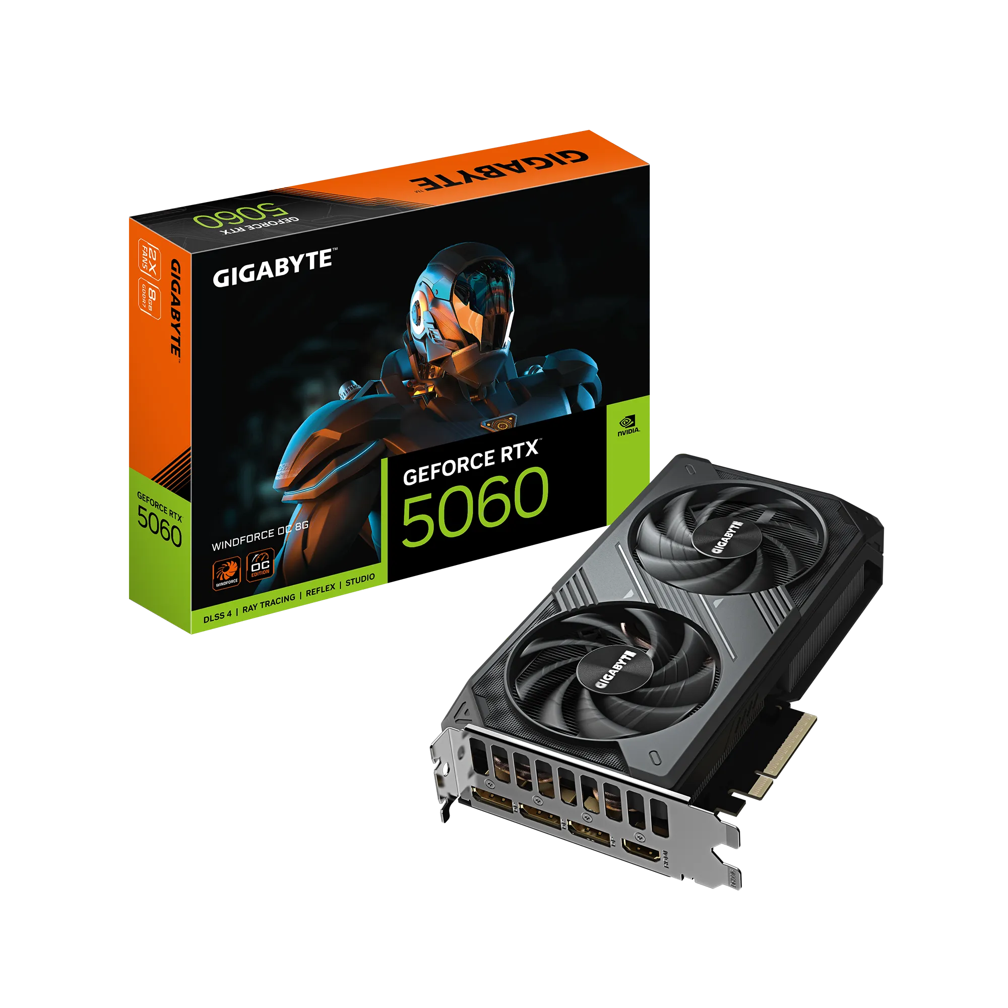 Image 2 for GIGABYTE GeForce RTX 5060 WINDFORCE OC 8GB GDDR7