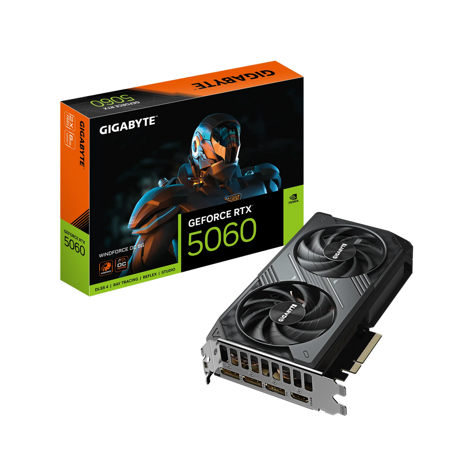 Image 2 for GIGABYTE GeForce RTX 5060 WINDFORCE OC 8GB GDDR7