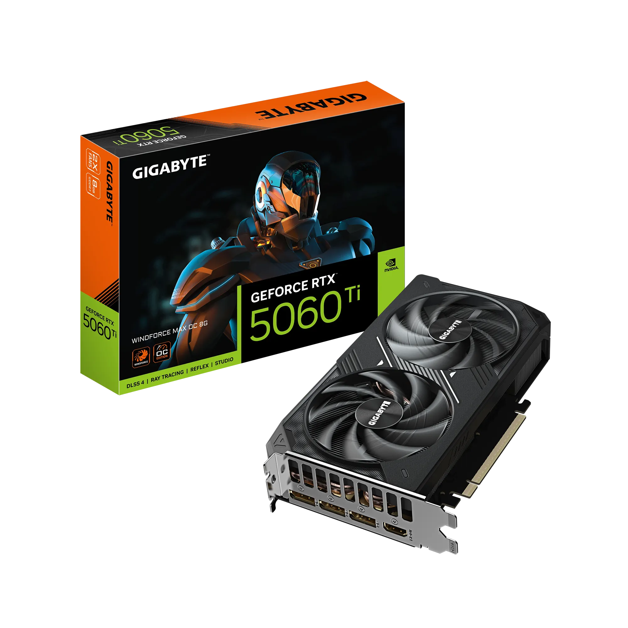 Image 4 for GIGABYTE nVidia GeForce RTX 5060Ti WINDFORCE MAX 8GB - 8GB GDDR7