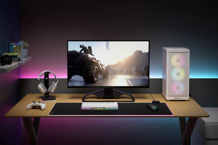 Image 2 for Corsair iCUE 2000D RGB Airflow White Mini-ITX Case