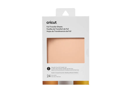 Image 2 for Cricut Transfer Foil Sheets Sampler - Metallic (24 Sheets, 10x15cm)