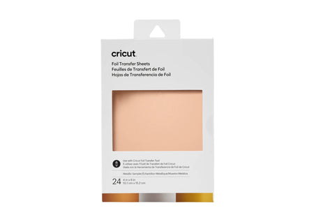 Image 1 for Cricut Transfer Foil Sheets Sampler - Metallic (24 Sheets, 10x15cm)